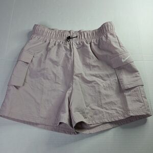 Nike Sportswear Essential Cargo Shorts Women's M Purple DM6247-019‎ High-Rise